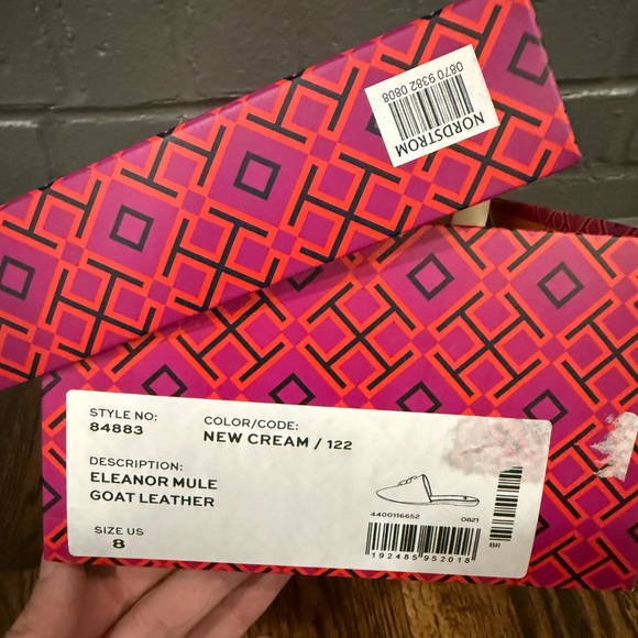 Tory Burch Eleanor Mule Cream Size 8 - Picture 3 of 8